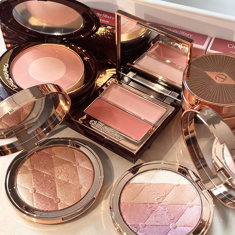 Highlighter Bronzer Palette - CT Diamond Luminous Highlighter Pudra Paleti