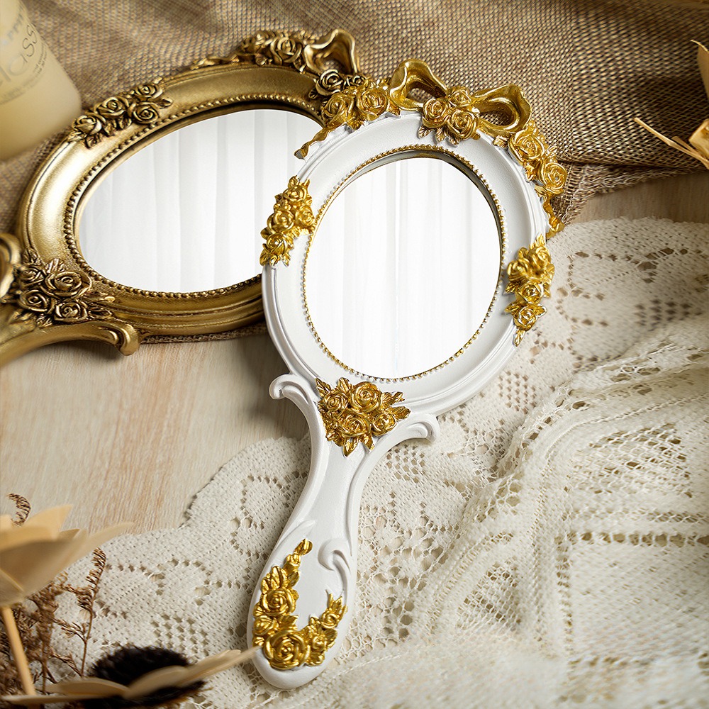 Beauty Rose Makeup - Vintage El Aynası Vanity Makyaj Kompakt