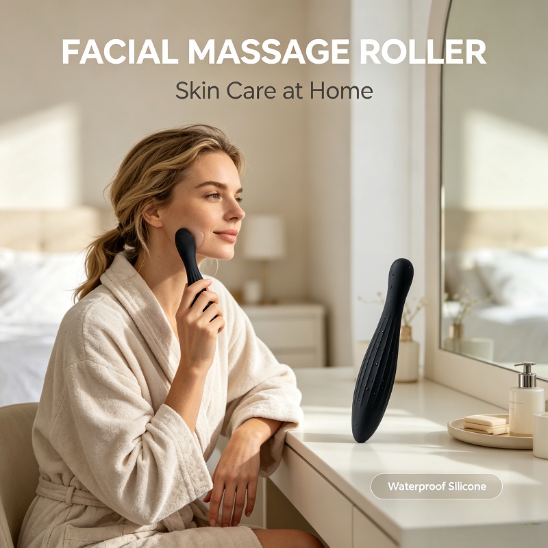 Face Massager - Dişli Yüz Masaj Çubuğu ile Yüz