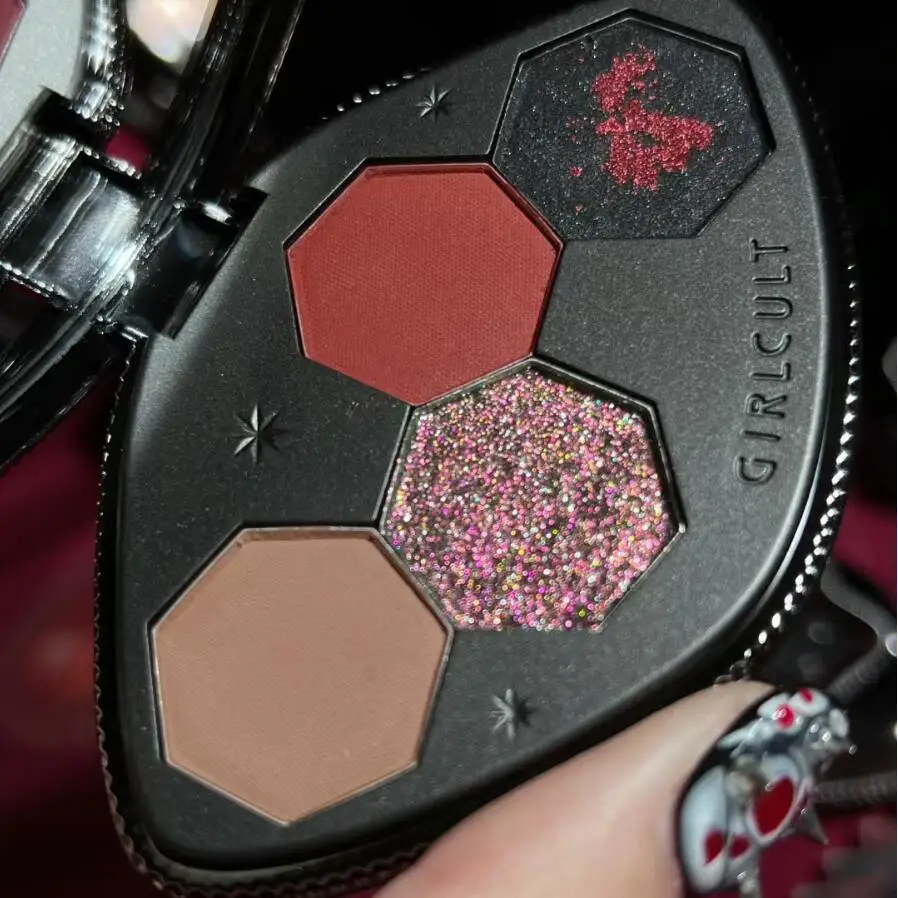 Beauty Book Makeup Kit - Girlgirl4 renk göz farı paleti pırıltılı