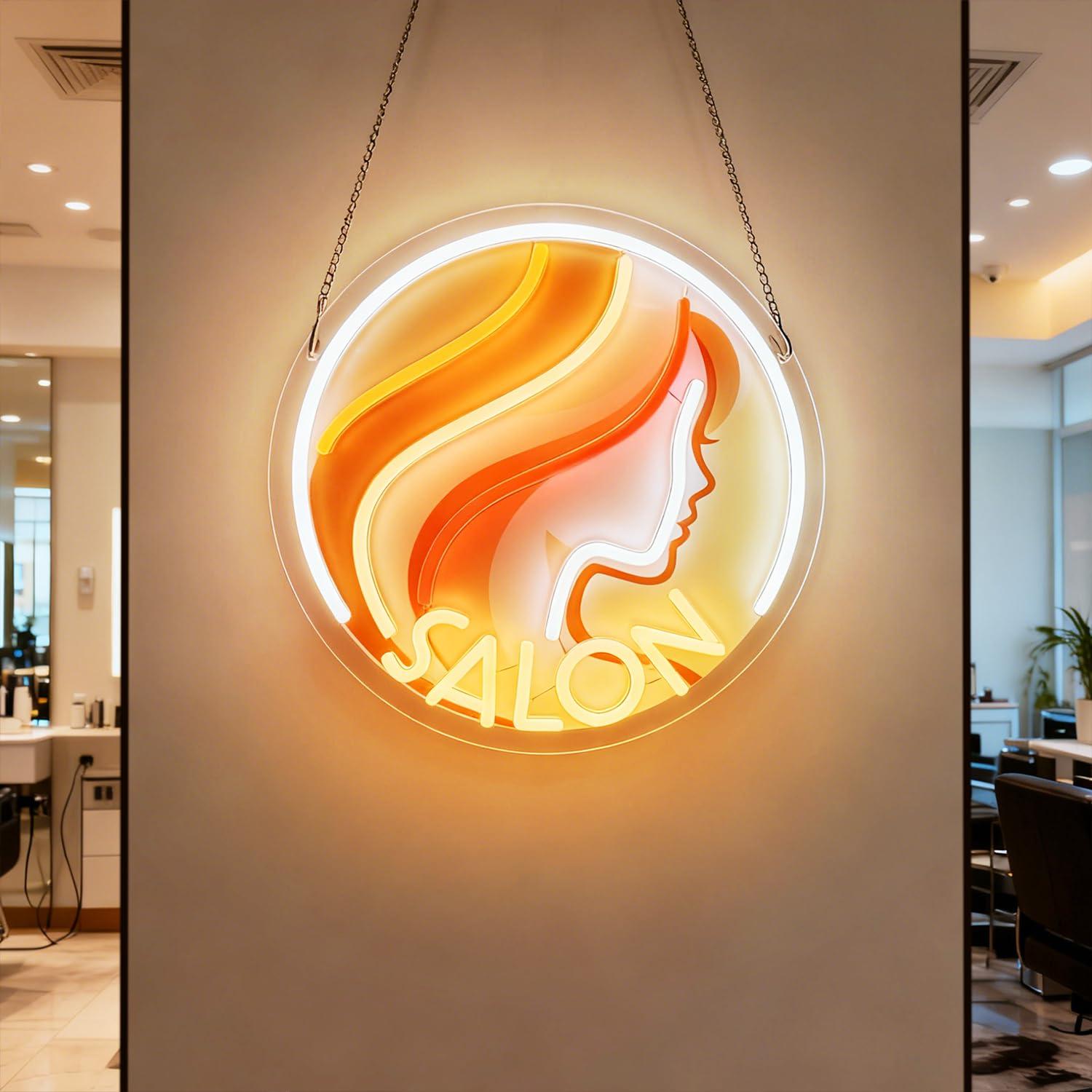 Makeup Beauty Lounge - Bayan Profil Salonu Neon Tabela USB