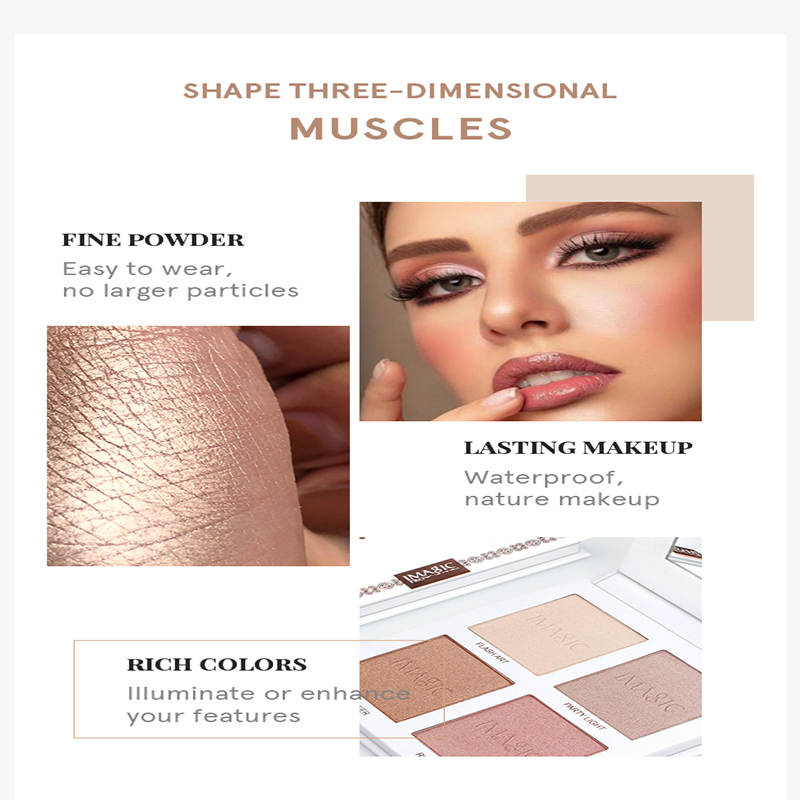 IMAGIC 4-Color vurgulayıcı ve  - Highlighter Bronzer Palette incelemesi ve fiyatı
