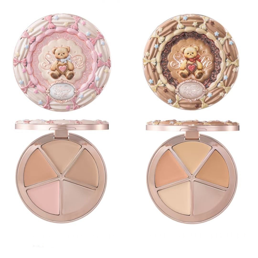 FLOWER KNOWS THE SWEETIE BEAR  - Highlighter Bronzer Palette incelemesi ve fiyatı