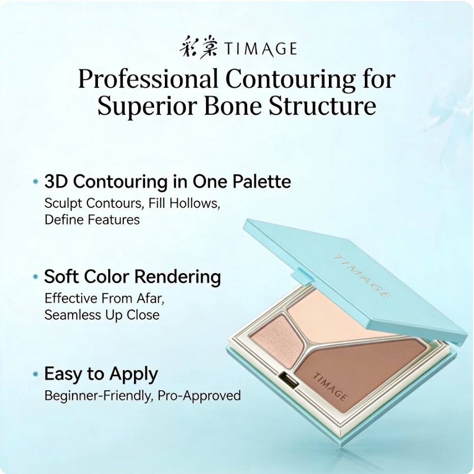 TIMAGE Seyahat Boyu Master Mat - Highlighter Bronzer Palette incelemesi ve fiyatı