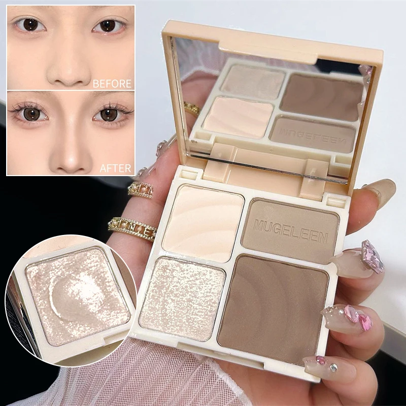 Üç Boyutlu Yüz İçin Dört Renkl - Highlighter Bronzer Palette incelemesi ve fiyatı